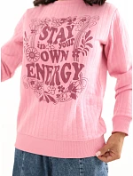 Bluza model 22334083 różowy - FPrice Bluza model 22334083 różowy - FPrice