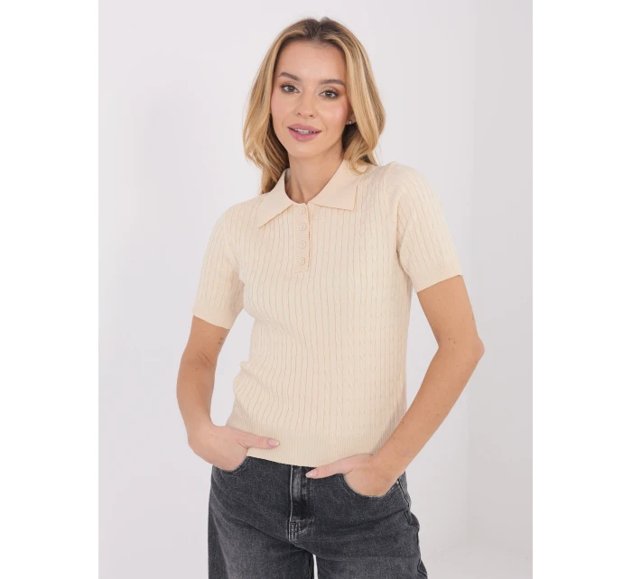 Sweter PM SW model 21821374 jasny beżowy - FPrice