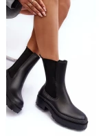 Matné boty Big Star černé Matné boty Big Star černé