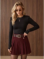 Bluzka damska z rękawem czarna model 22394713 - FashionStreet Bluzka damska z rękawem czarna model 22394713 - FashionStreet