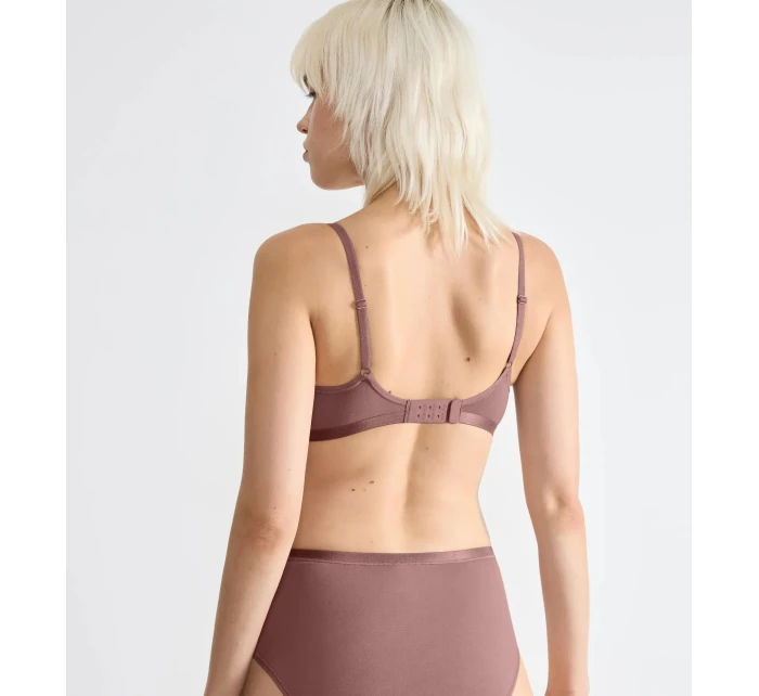 Dámská podprsenka GO Daily Cotton Soft bra - BROWN - hnědá 1141 - SLOGGI