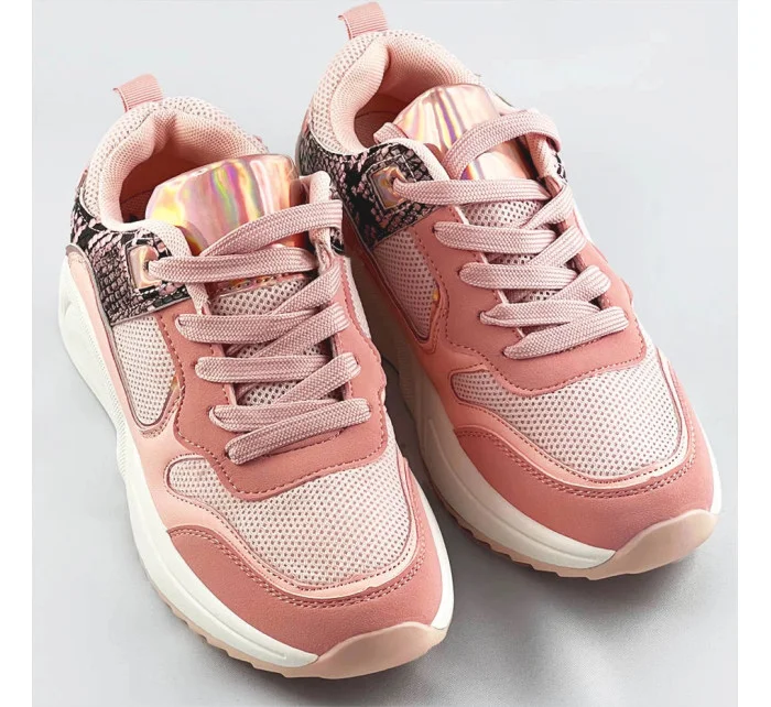 Růžové dámské sportovní boty (6348)