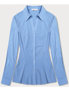 Světle modrá klasická košile s límečkem (M-8871)