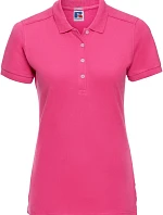 Russell Athletic 566F Dámské elastické piqué polo 10.566F fuchsia