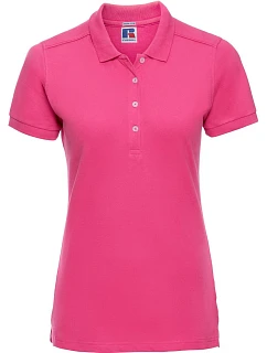 Russell Athletic 566F Dámské elastické piqué polo 10.566F fuchsia