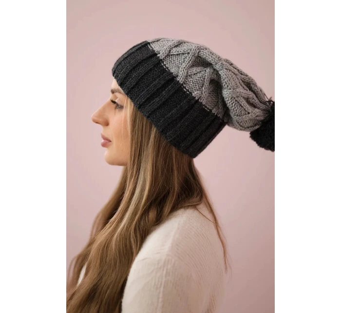 Milano fleecová čepice K203 světle model 18749957 - K-Fashion Milano fleecová čepice K203 světle model 18749957 - K-Fashion