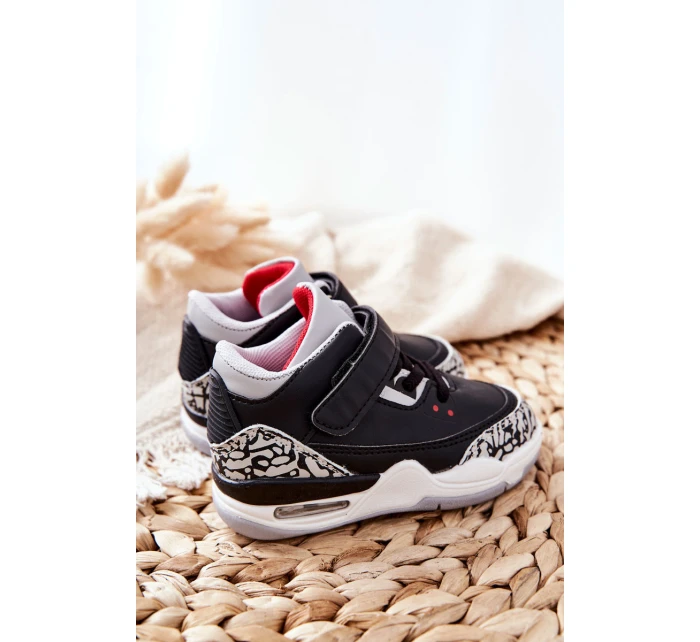 Dětské Sportovní Boty Černé a červená Linen Dětské Sportovní Boty Černé a červená Linen