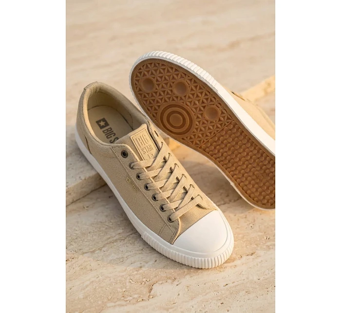 Pánské nízké tenisky Big Star model 22046230 Béžové - Big Star Shoes