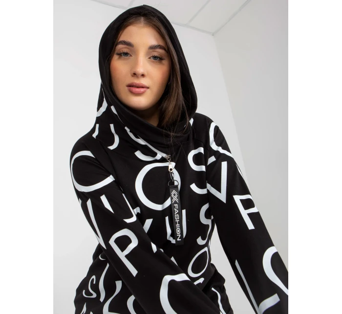 Dámská mikina RV BL 5056 1.95 černá Dámská mikina RV BL 5056 1.95 černá