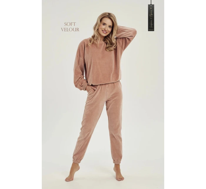 Dámská tepláková souprava Belle 01 béžová model 19446199 - Taro Dámská tepláková souprava Belle 01 béžová model 19446199 - Taro