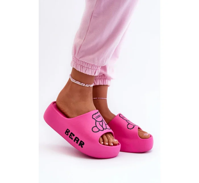 Pantofle GB176 fuchsia - Step in style Pantofle GB176 fuchsia - Step in style