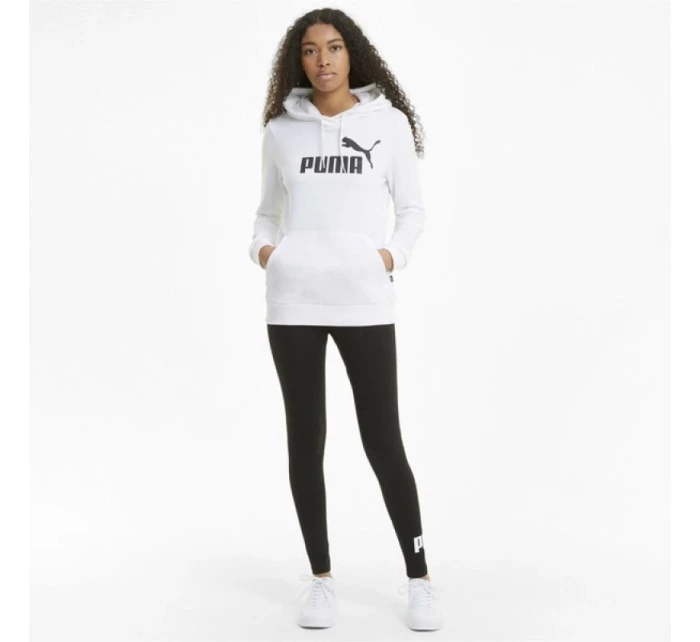 Dámská mikina Ess Logo W 586791 02 Bílá s potiskem - Puma