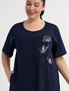 Dámské domácí šaty s krátkým rukávem Karin