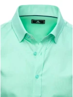 Pánská elegantní mintová košile Dstreet DX2433 Pánská elegantní mintová košile Dstreet DX2433