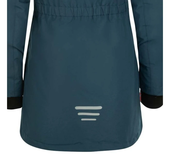 Dětská dívčí nepromokavá zimní péřová bunda s kapucí  Navy Blue model 21350528 - Trollkids