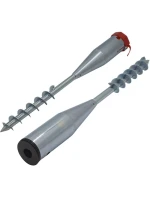 ZÁKLADNA PRO UPEVNĚNÍ DEŠTNÍKU 25-55 MM KOVOVÁ ŠROUBOVACÍ REDCLIFFS