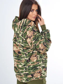 3dílná souprava Vřesoviště  halenka, top a legíny khaki + zelená