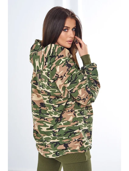 3dílná souprava Vřesoviště halenka, top a legíny khaki + zelená 3dílná souprava Vřesoviště halenka, top a legíny khaki + zelená