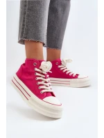 Dámské tenisky na platformě Fuksja Aineri Dámské tenisky na platformě Fuksja Aineri