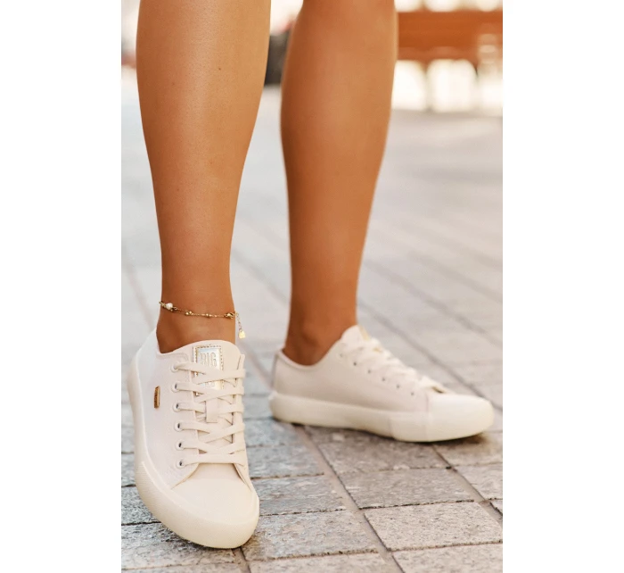 Dámské Textilní Tenisky Big Star model 21692161 Béžové - Big Star Shoes Dámské Textilní Tenisky Big Star model 21692161 Béžové - Big Star Shoes