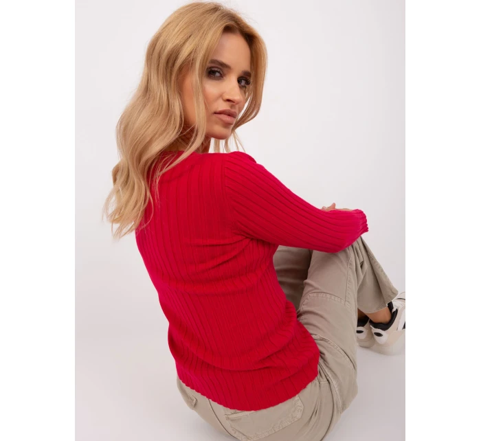 Sweter PM SW model 18900740 czerwony - FPrice Sweter PM SW model 18900740 czerwony - FPrice