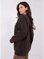 WT BL mikina A1063.64 tmavě hnědá