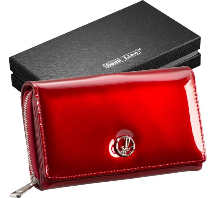 Kožená peněženka RFID model 16644530 Červená - Semiline
