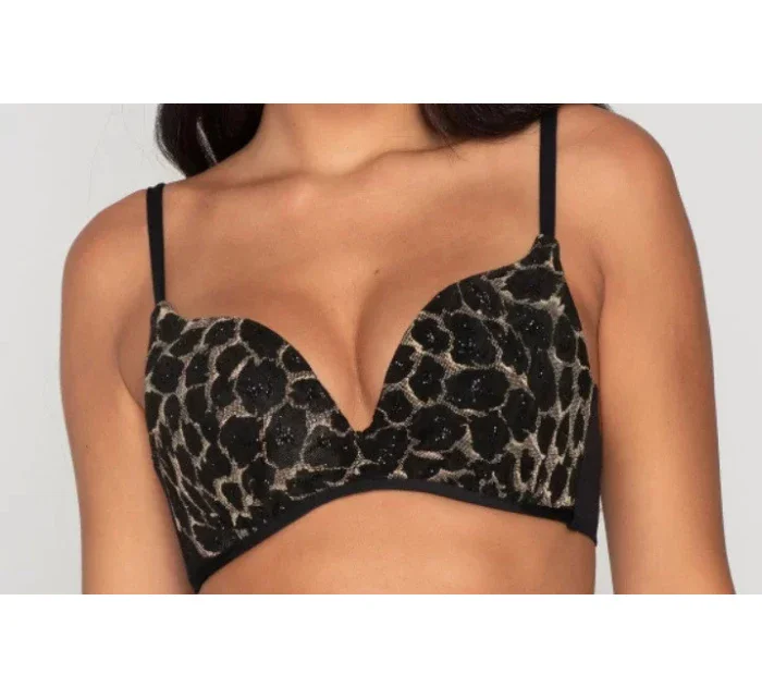 Vrchní díl plavek - 93670 - Hunter - černá/zvířecí vzor - Luna Vrchní díl plavek - 93670 - Hunter - černá/zvířecí vzor - Luna