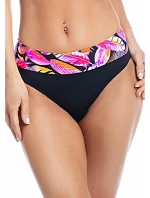 Spodní díl plavek Mimi K1101 černo-růžový - Fantasy