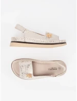 Designové sandály Jasnobeżowy dámské platforma Designové sandály Jasnobeżowy dámské platforma