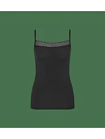 Feel of Modal Spaghetti Top 2P - BLACK - TRIUMPH BLACK - TRIUMPH