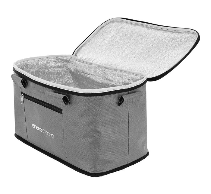 TERMO SKLÁDACÍ CESTOVNÍ KOŠ 24L ŠEDÝ ENERO CAMP