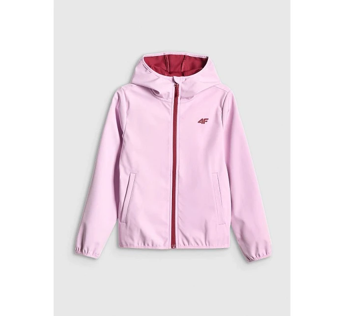 Dívčí větruodolná softshellová bunda 5000 s membránou 4F 4FJWSS26TSOFF478-47S