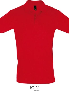 SOL'S Perfect Men Pánské piqué polo 25.1134 red