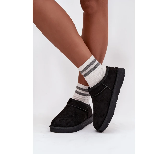 Dámské sněhule s kožíškem černé model 21747678 - Boto Dámské sněhule s kožíškem černé model 21747678 - Boto