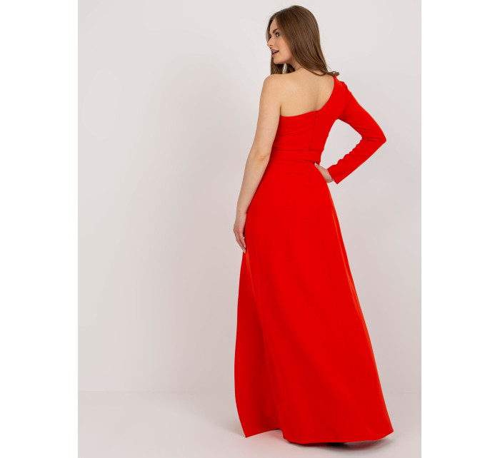 LK SK 509191 šaty.29X červená