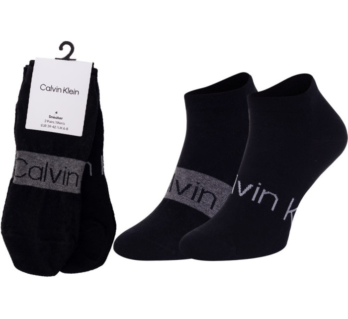 Ponožky Calvin Klein 2Pack 701218712002 Black