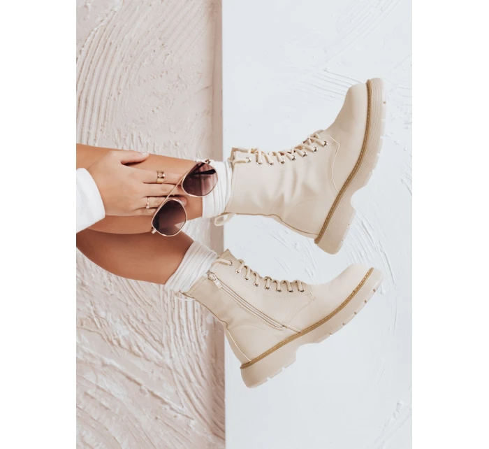 Dámské boty beige Dstreet model 21971384 - FashionStreet