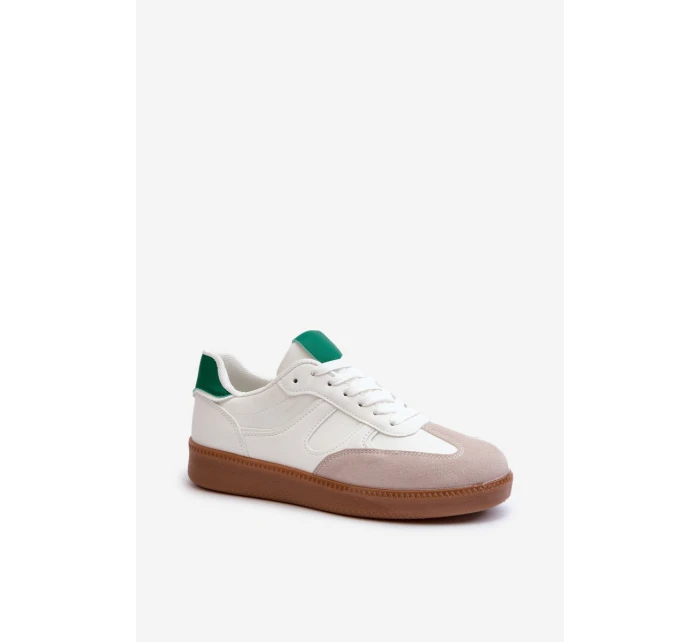 Nízké Dámské Sportovní Tenisky Bílé model 21660994 - Boto Nízké Dámské Sportovní Tenisky Bílé model 21660994 - Boto