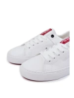 Pánské kožené tenisky Big Star - bílá/červená
