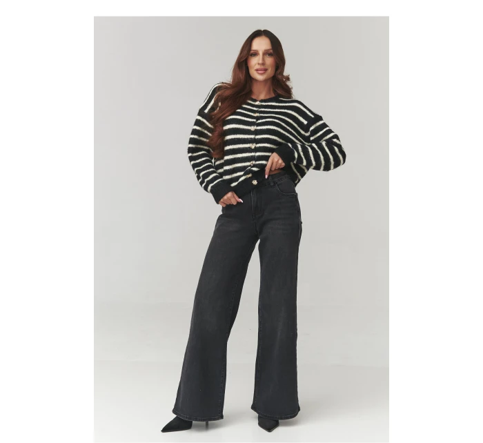 Svetr na zapínání  model 220764 Makadamia