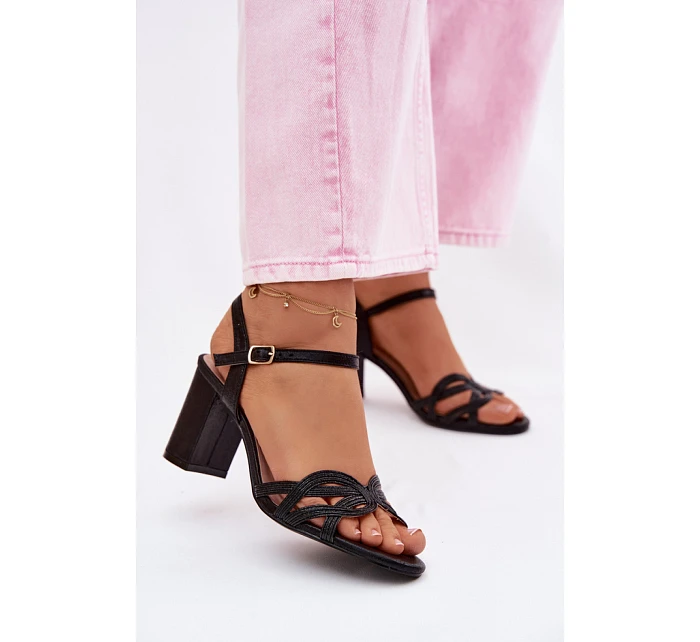 Sandály na podpatku  model 226912 Step in style