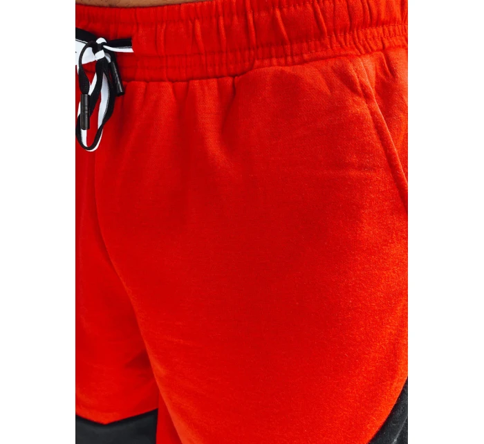 Pánské teplákové šortky červené Dstreet SX2247