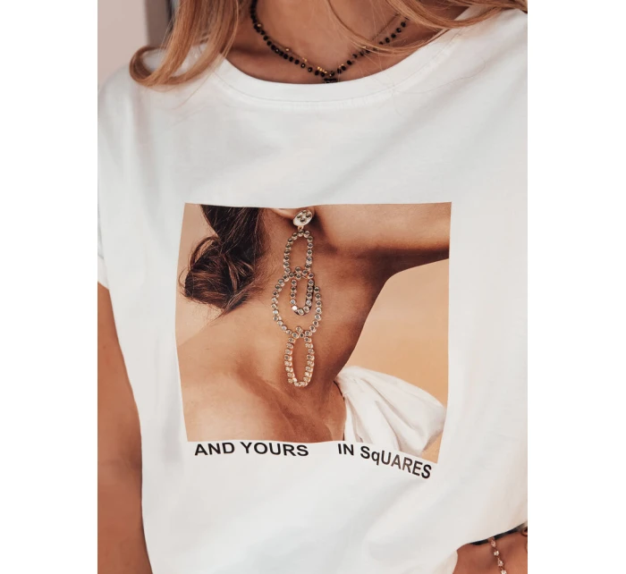 FALCI dámské tričko bílé FashionStreet RY2398