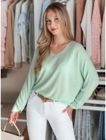 Dámský oversize svetr NORVAN mint FashionStreet MY2454