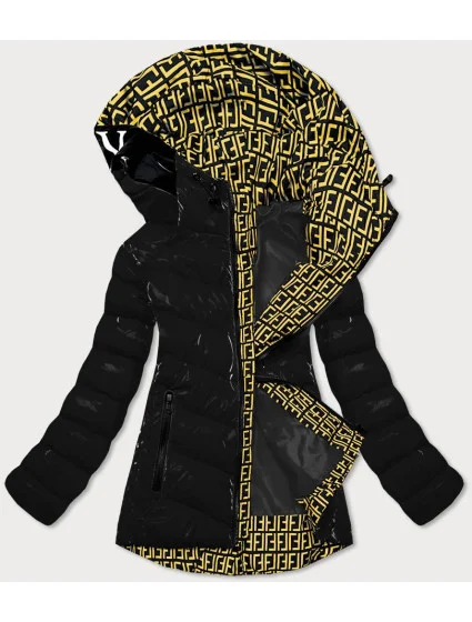 BŁYSZCZĄCA KURTKA DAMSKA Z  CZARNA model 21243085 - SPEED.A