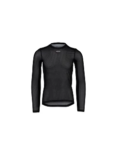 Cyklistické tričko POC ESSENTIAL LAYER LS – černé