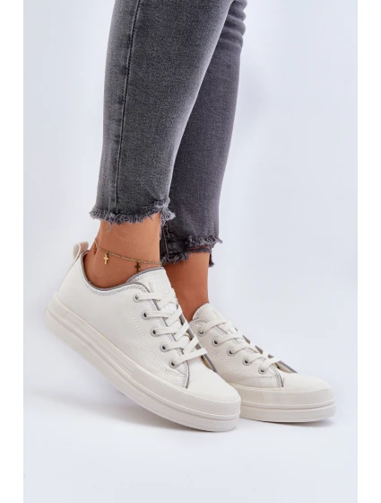 Dámské tenisky s platformou Big Star LL274A177 bílé Dámské tenisky s platformou Big Star LL274A177 bílé