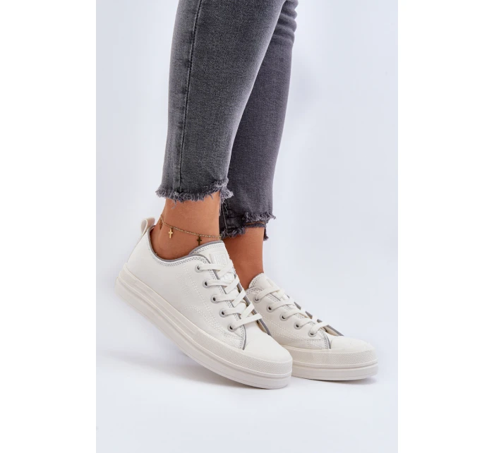 Dámské tenisky s platformou Big Star LL274A177 bílé Dámské tenisky s platformou Big Star LL274A177 bílé