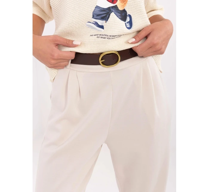 Spodnie DHJ SP model 20849242 jasny beżowy - FPrice